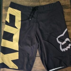 Fox Black and White Athletic Shorts
